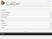 Tablet Screenshot of calizari.com